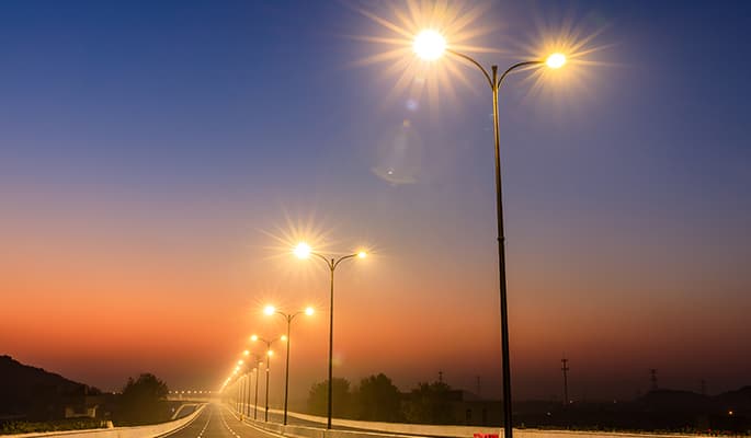 Solar Street Lights for Airports